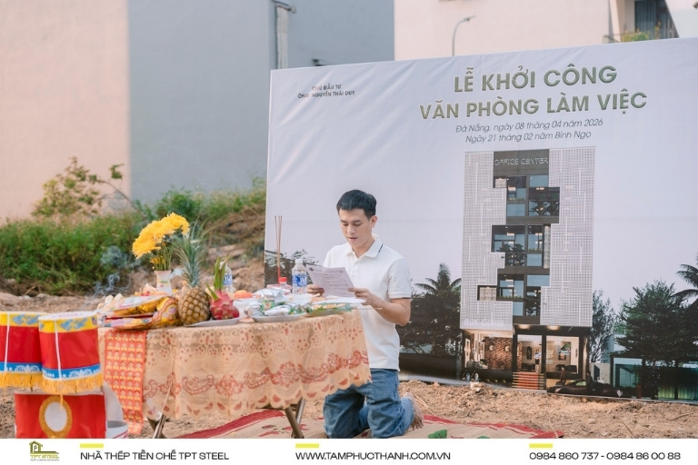Nội Thất Blue khởi công dự án văn phòng làm việc mới tại Đà Nẵng