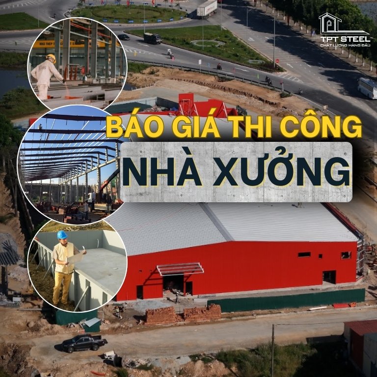 báo giá thi công nhà xưởng giá rẻ