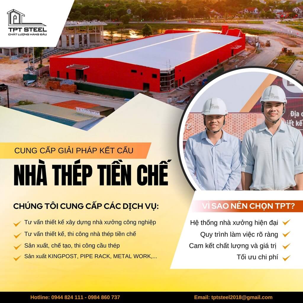 Phương Nam Group cung cấp giải pháp thi công nhà thép tiền chế uy tín